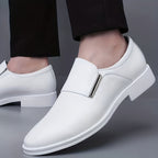 SleekStride™ Men’s Premium Slip-On Dress Shoes