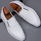SleekStride™ Men’s Premium Slip-On Dress Shoes