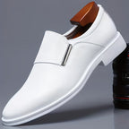 SleekStride™ Men’s Premium Slip-On Dress Shoes