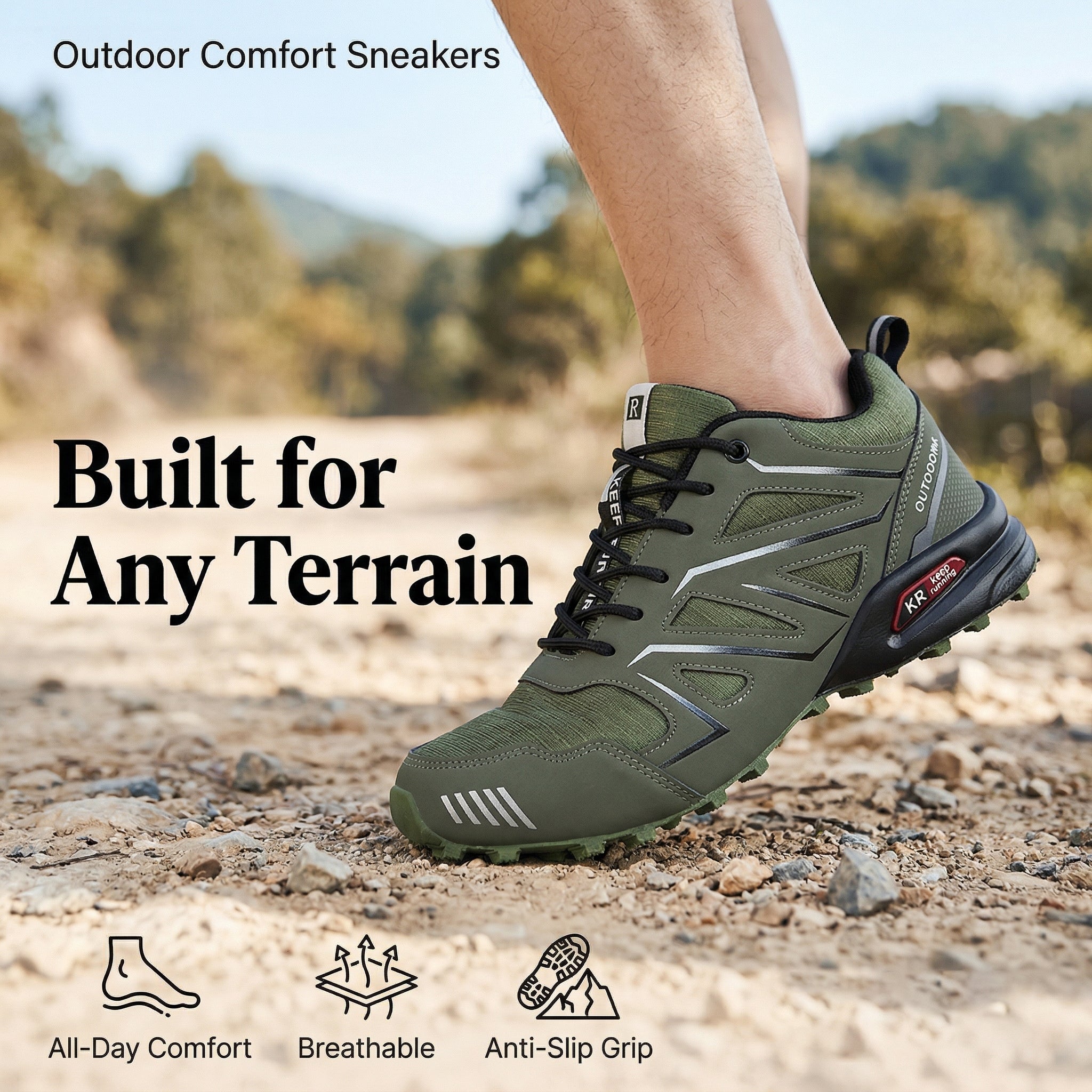 TerraStride™ Outdoor Performance Sneakers