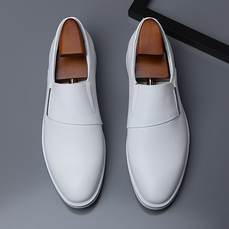 SleekStride™ Men’s Premium Slip-On Dress Shoes