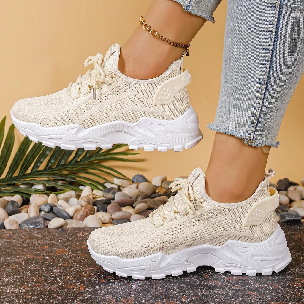 Elvoria - Cloud-Step Breathable Knit Runner