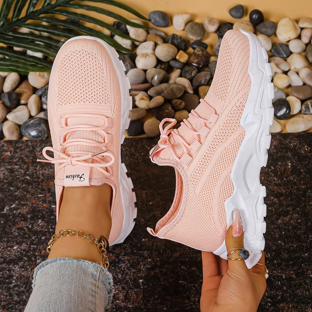 Elvoria - Cloud-Step Breathable Knit Runner