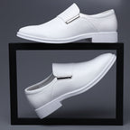 SleekStride™ Men’s Premium Slip-On Dress Shoes