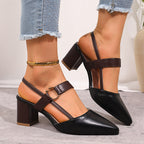 The Aurelia Block Heel Slingbacks