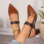 The Aurelia Block Heel Slingbacks