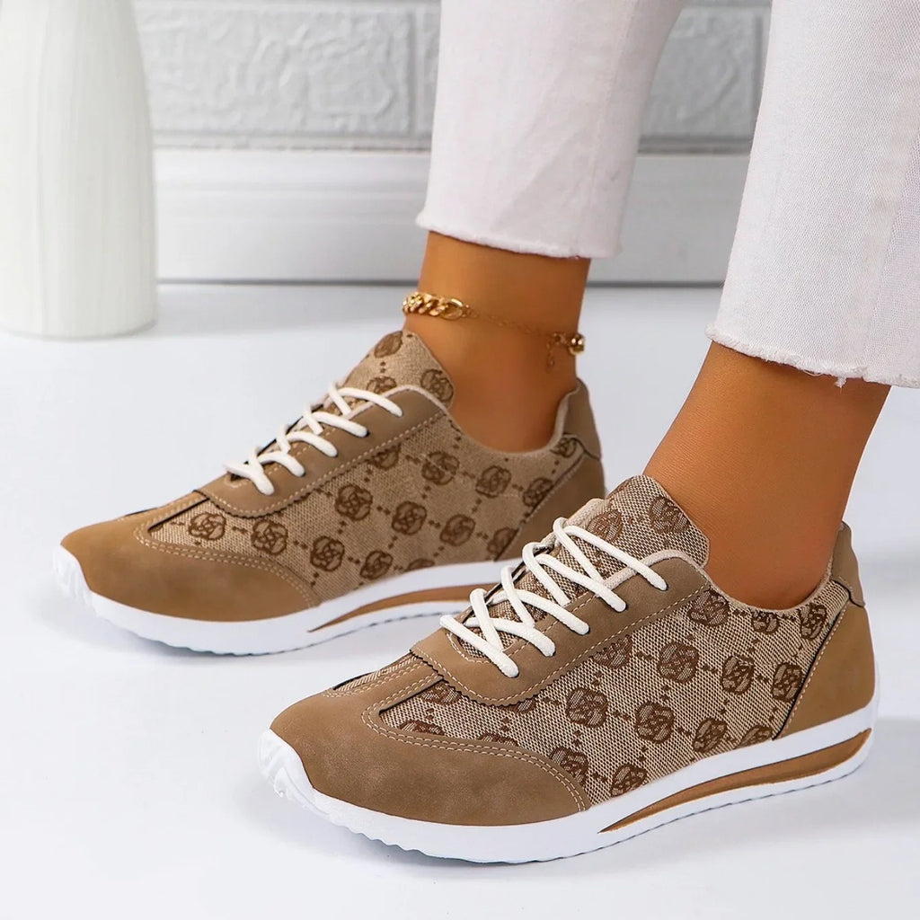 ÉlanStride™ Luxe Monogram Sneakers