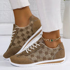 ÉlanStride™ Luxe Monogram Sneakers